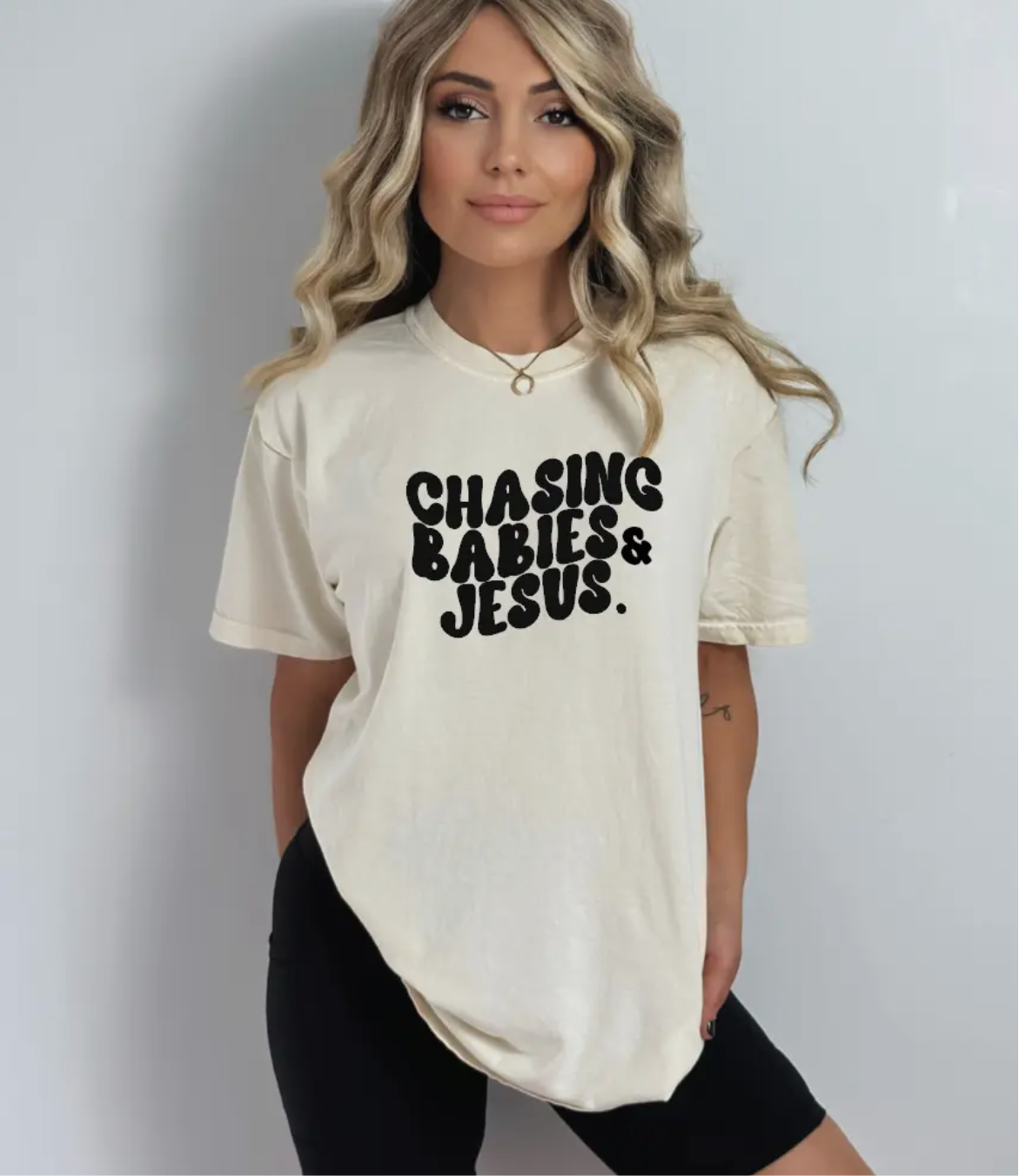 Chasing Babies And Jesus Shirt