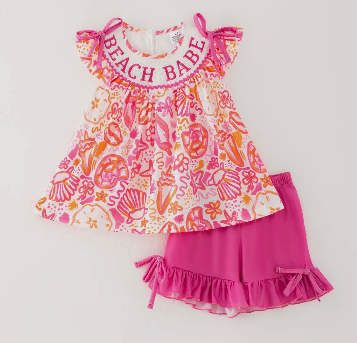 Beach Babe Smock Short Set