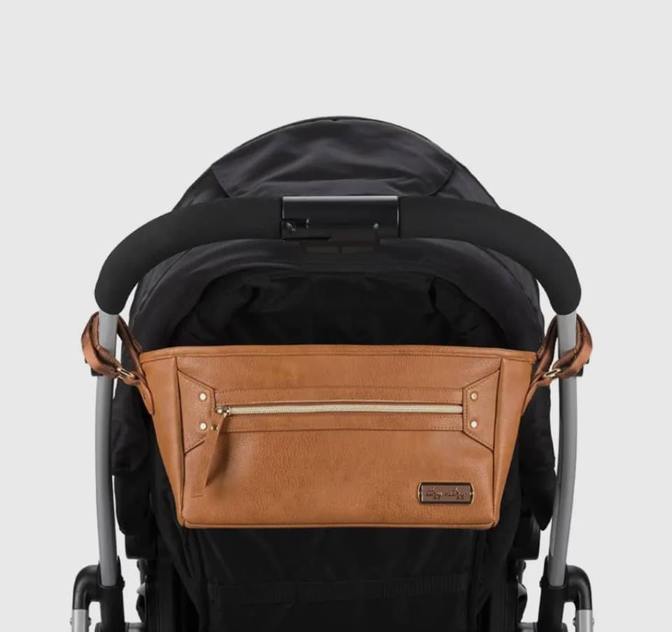Cognac stroller caddy