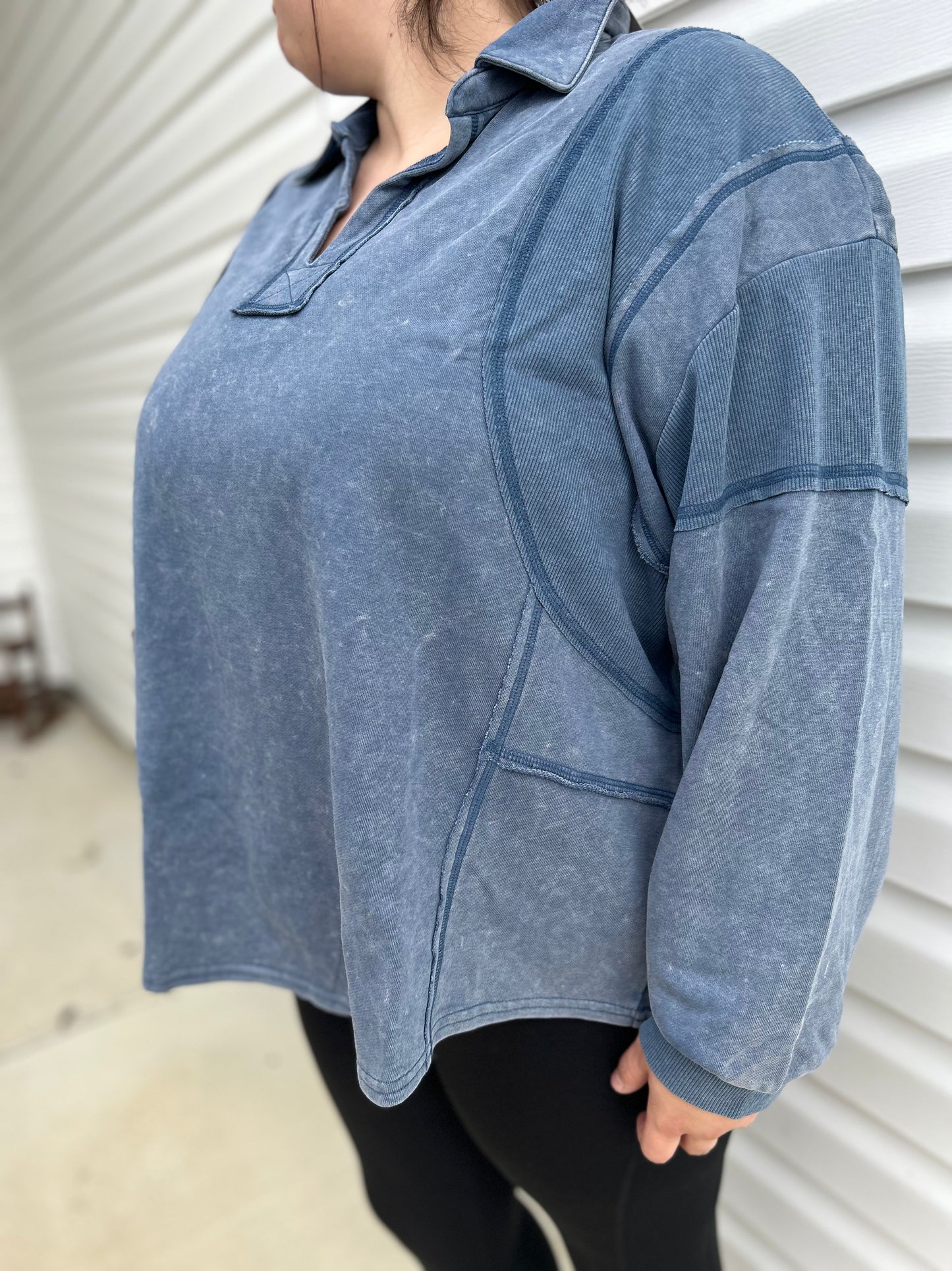 Women’s Plus Size Collared Shirt
