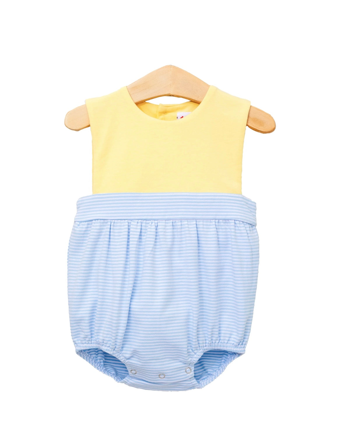 Jellybean Benjamin Bubble- Yellow w/ Light Blue Stripe