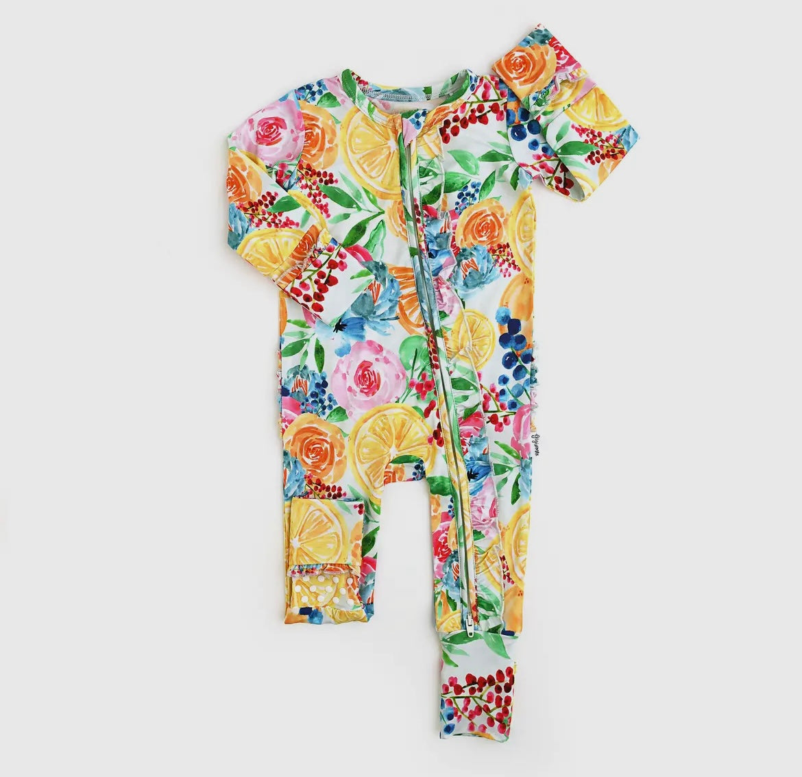 Floral Fruit Bamboo Zippie