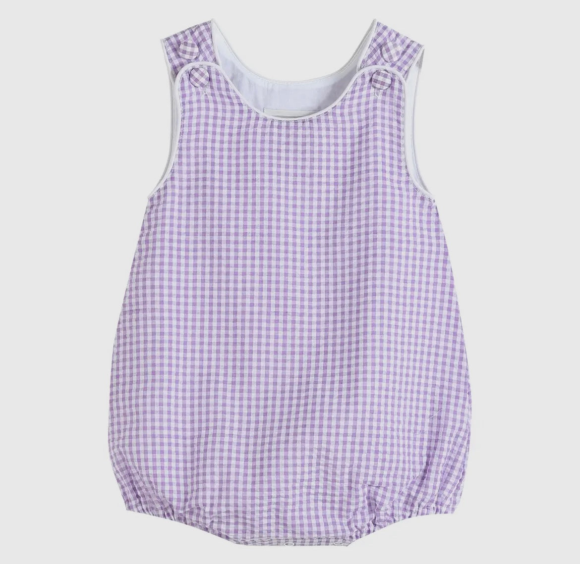Purple Gingham Lil Cactus Bubble