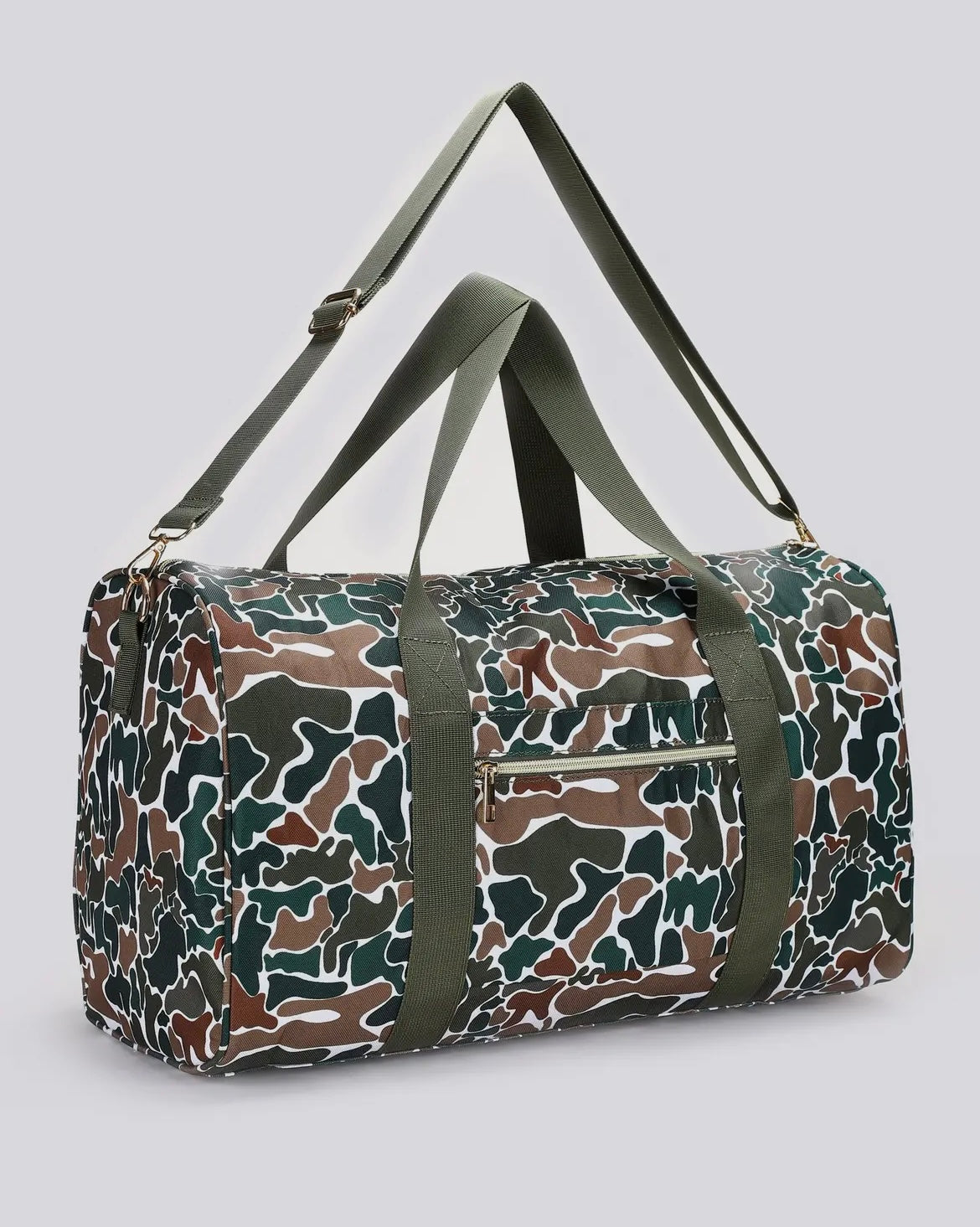 Camo duffle bag
