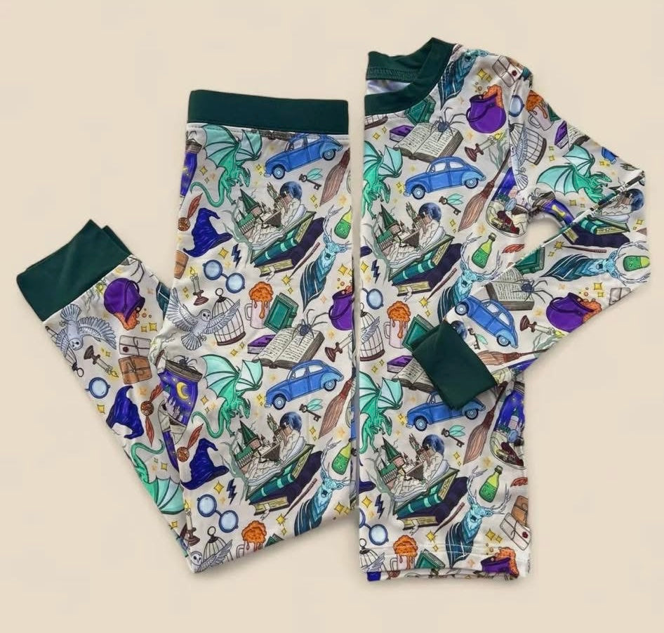 Wizarding Bamboo 2 piece pajamas