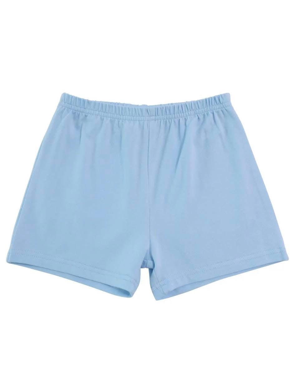 Light Blue Knit Shorts