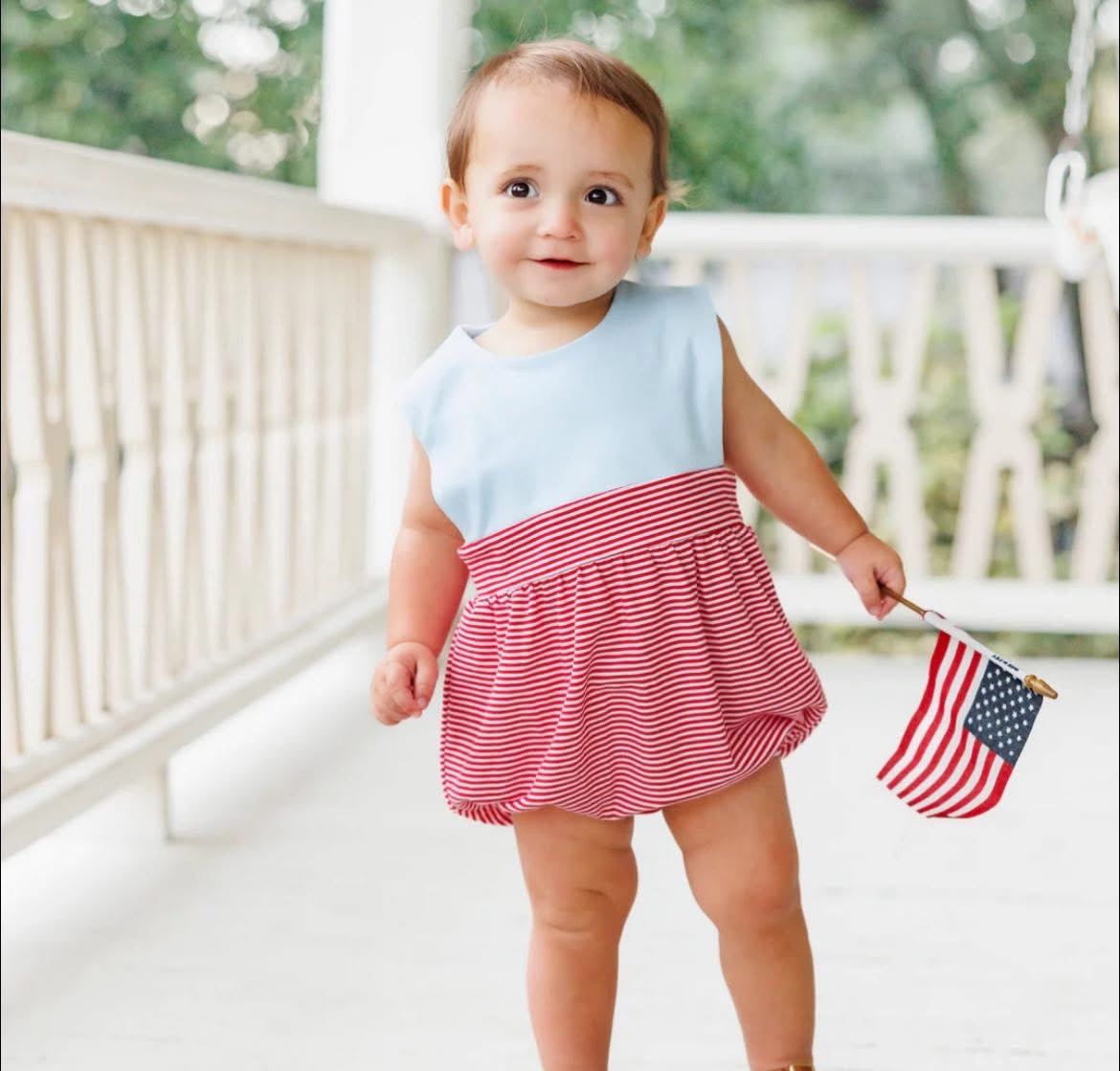 Benjamin Bubble- Light Blue & Red