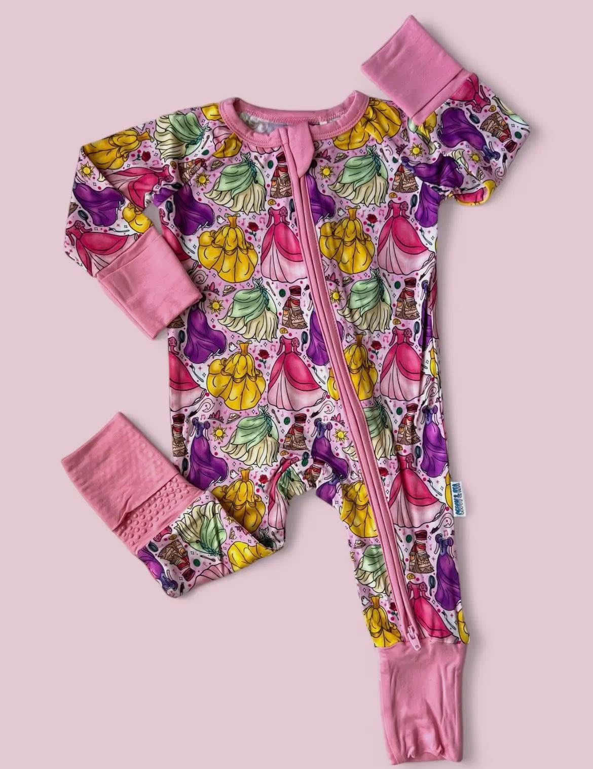 Princess Dress Bamboo Zippie