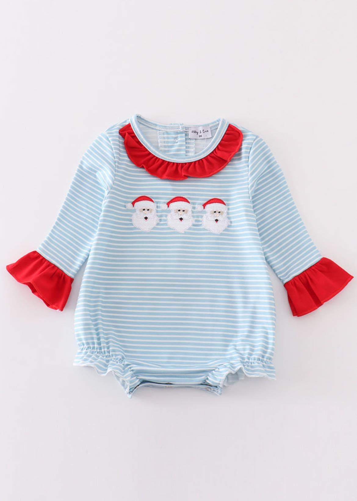 Santa’s Little Girl Romper