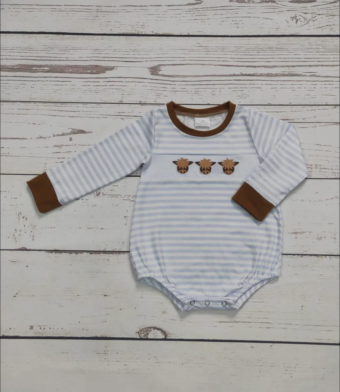 Long Sleeve Cow Bubble