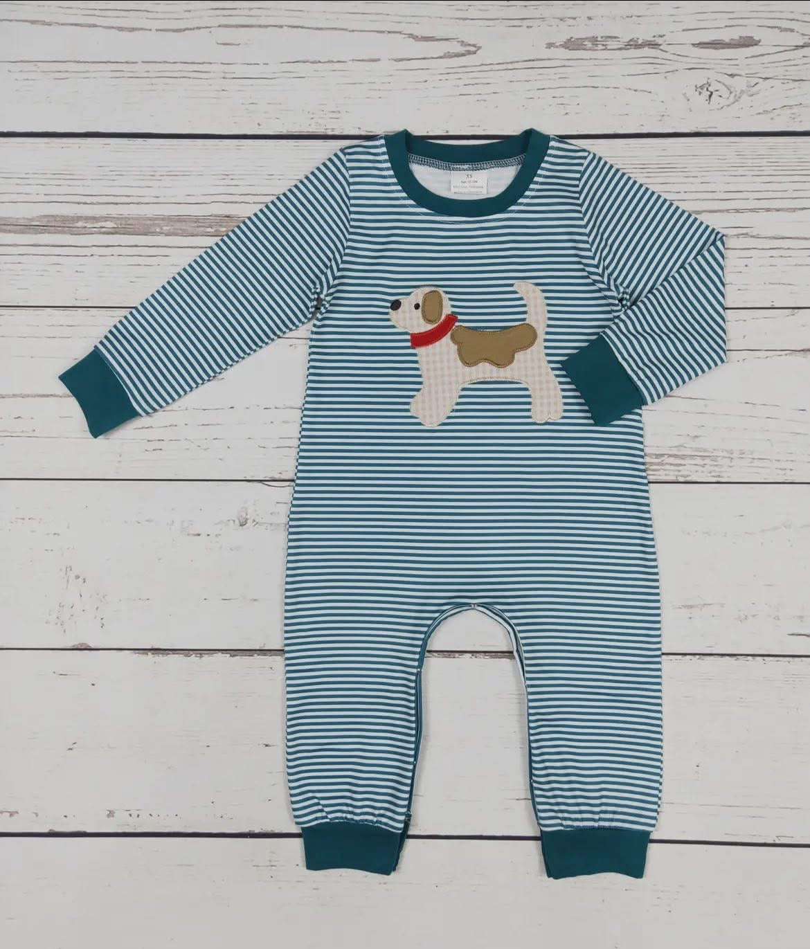 Puppy Appliqué Romper