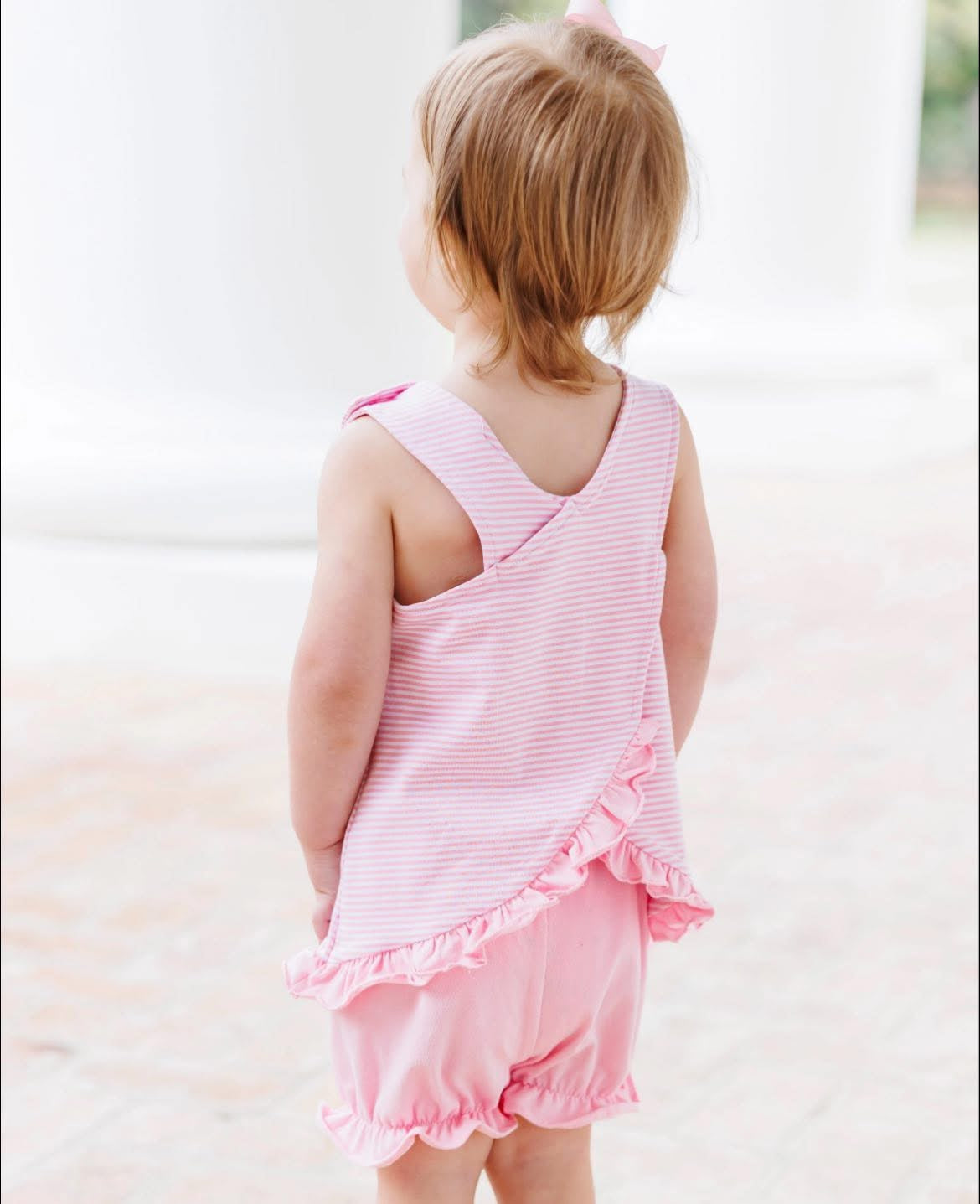 Jellybean Swingback Bloomers set- light pink