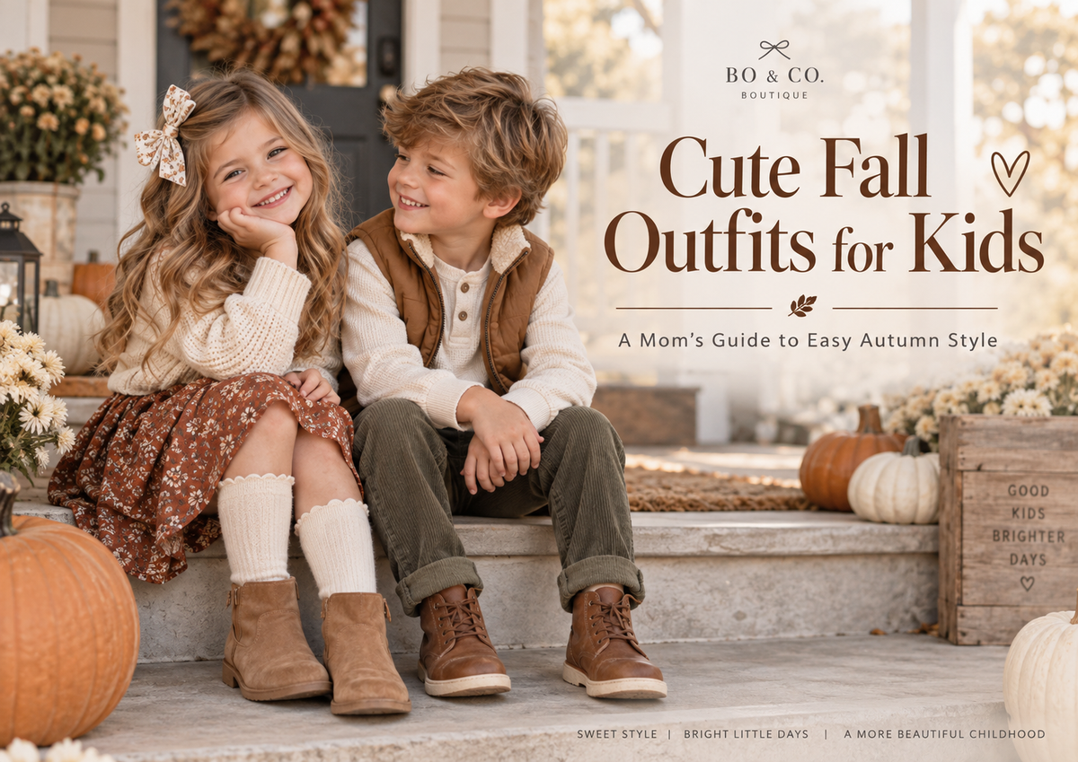 Cute fall outfits for kids from Bo & Co. Boutique