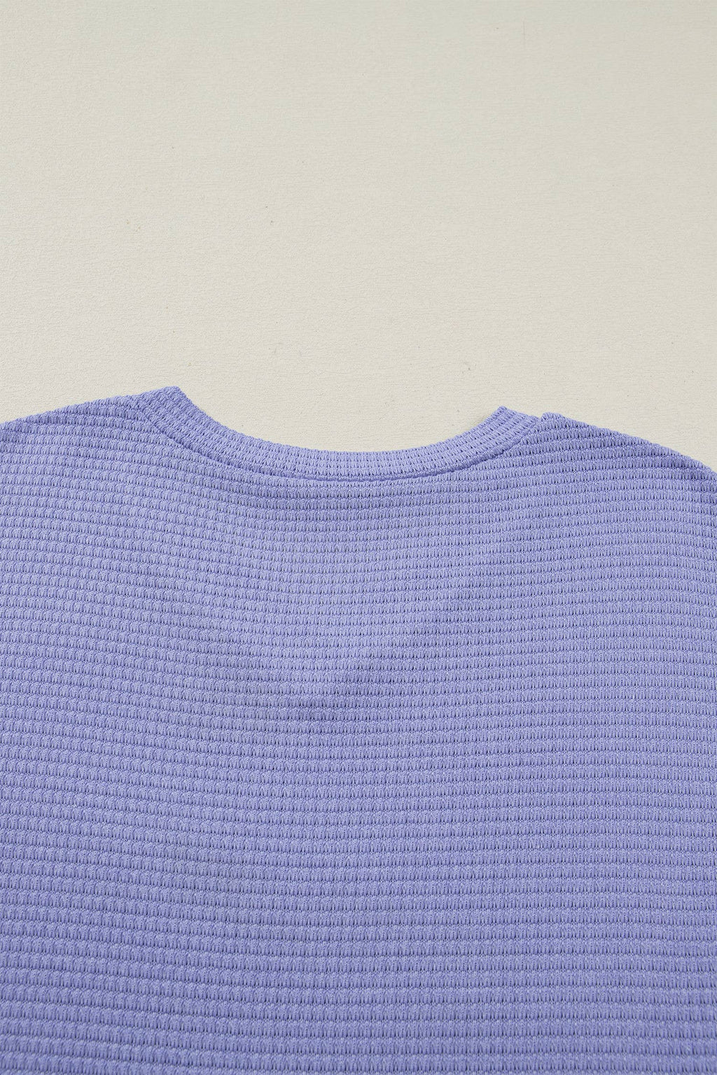 Plus Size Waffle V Neck Short Sleeve Knit Top (S-4X)