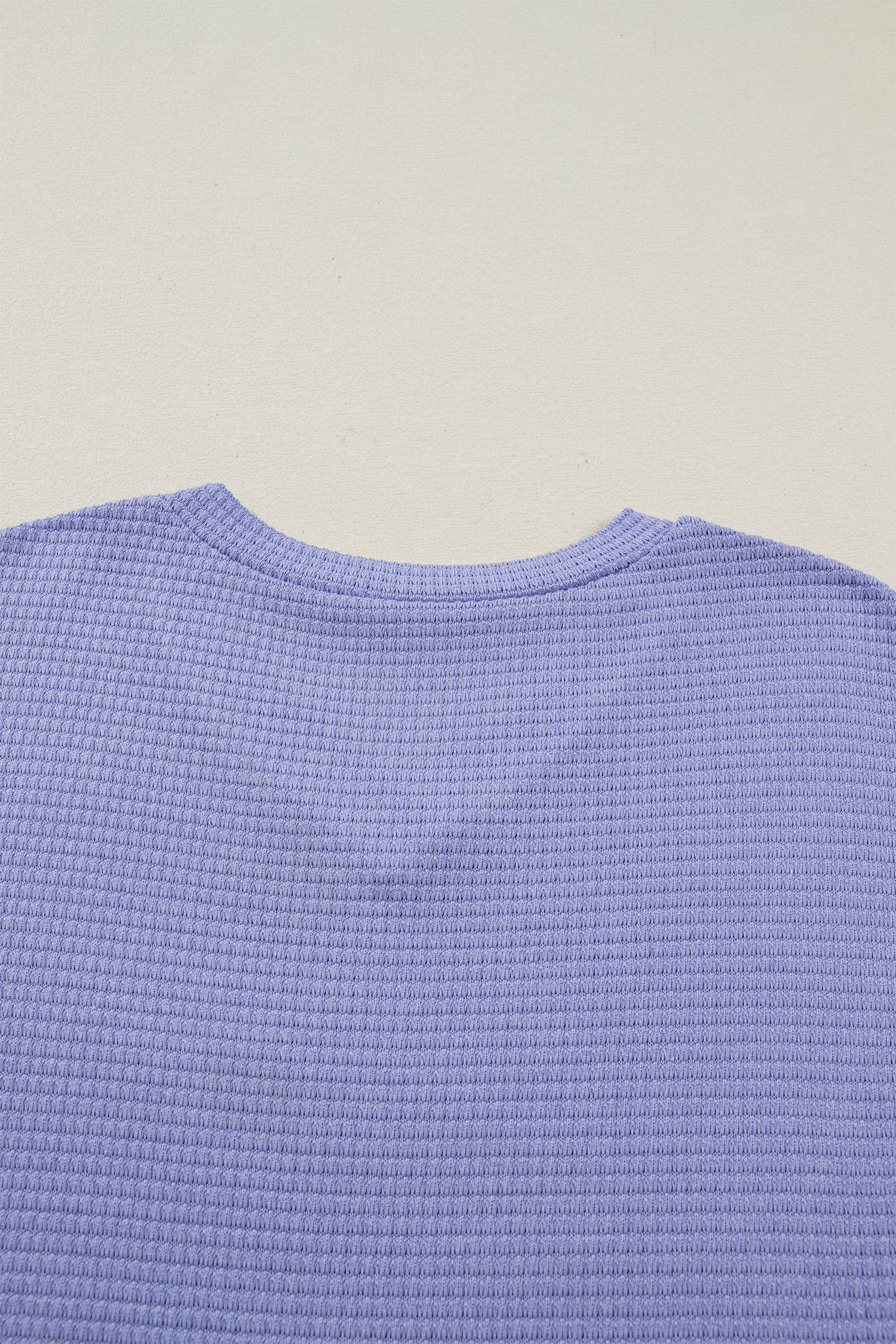 Plus Size Waffle V Neck Short Sleeve Knit Top (S-4X)