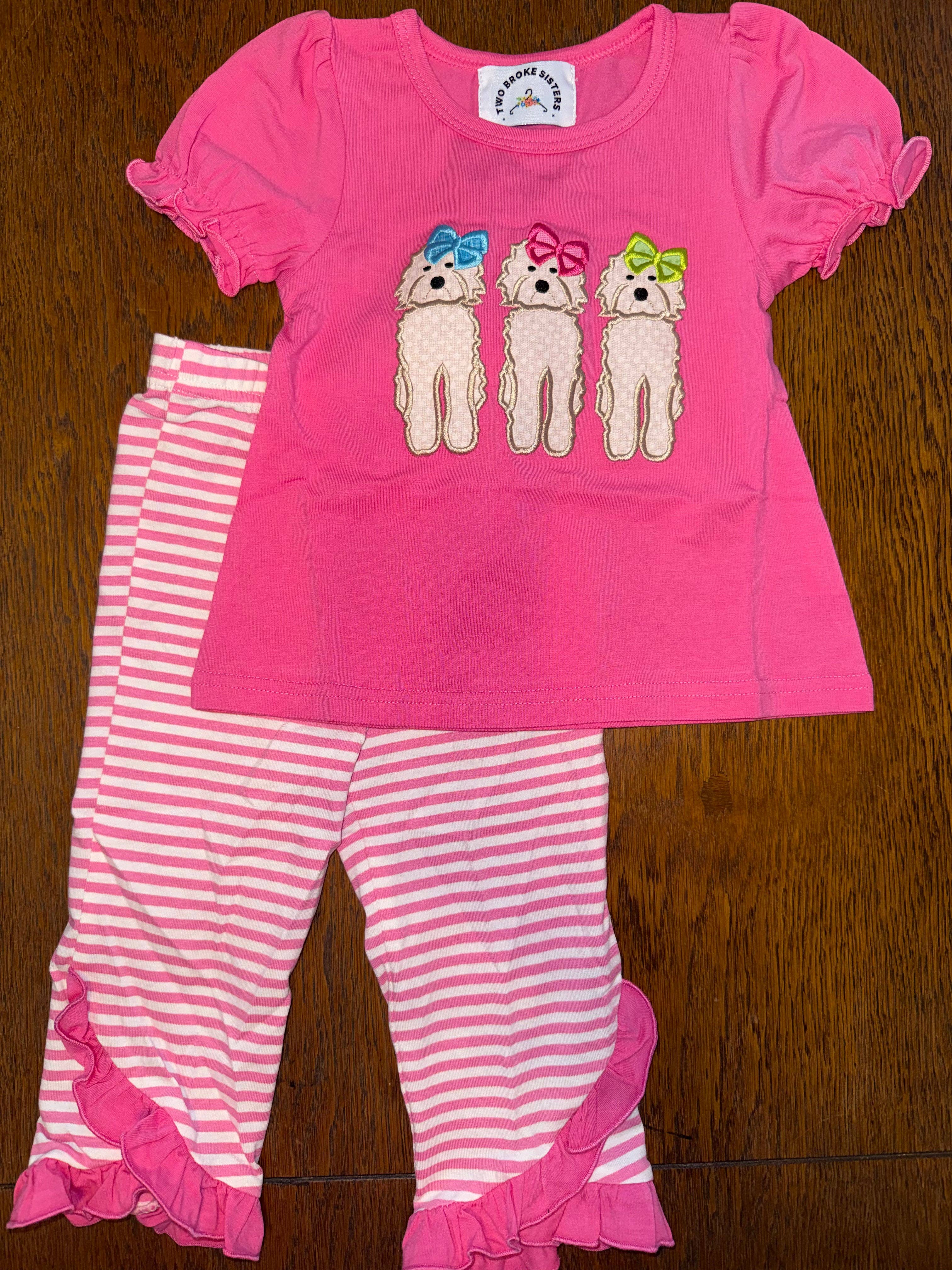 Girlie Golden Pant Set