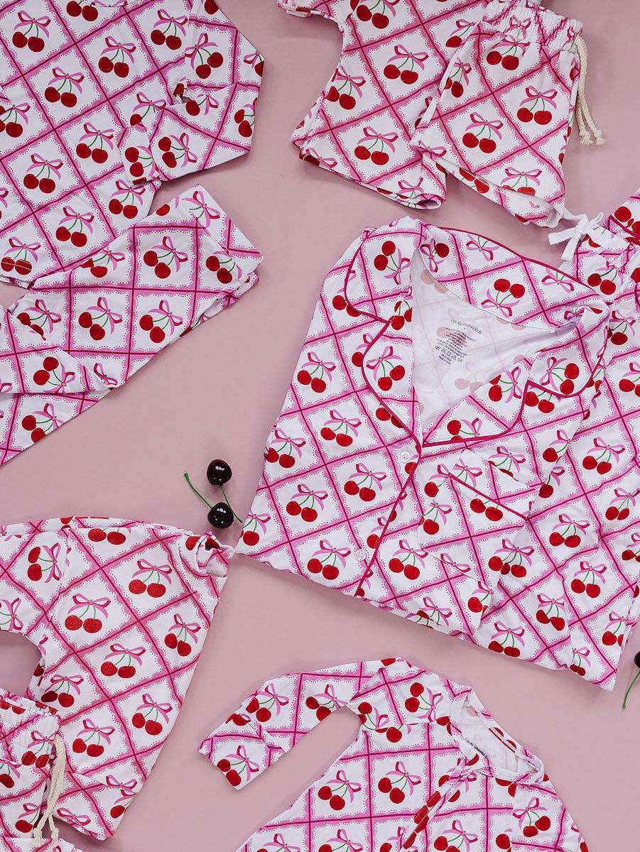 Bamboo Women's Pajamas | Cherry Bow