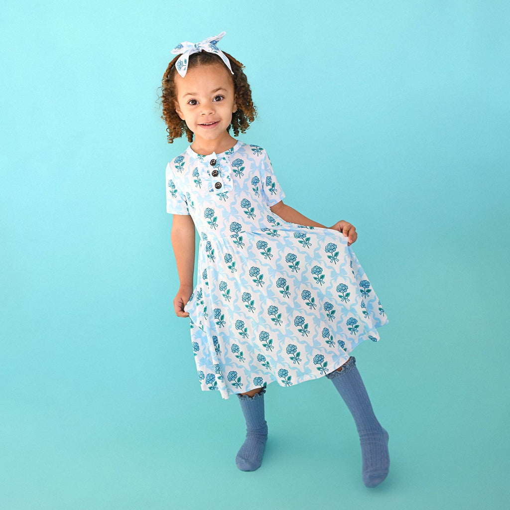 Savannah TUTU DRESS Bamboo Floral Kids Clothes