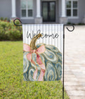 Oyster Pumpkin Halloween Garden Flag