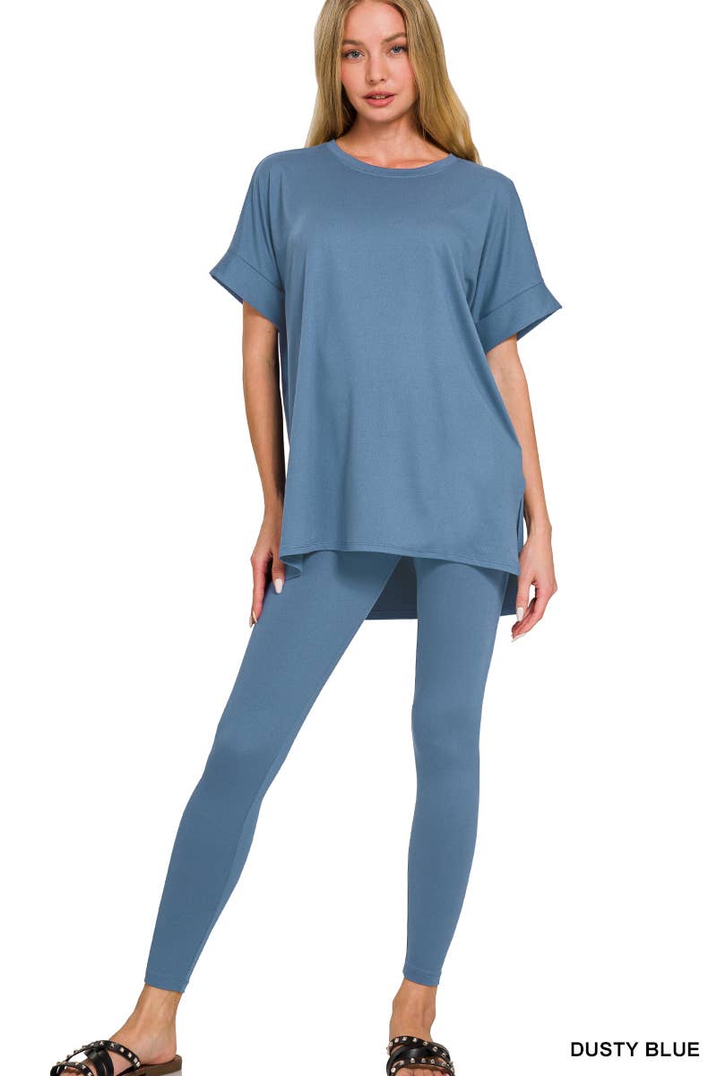 Microfiber Soft Loungewear Set - Zenana