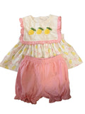 Carson and Friends French Knot Lemons Bloomer Short Set