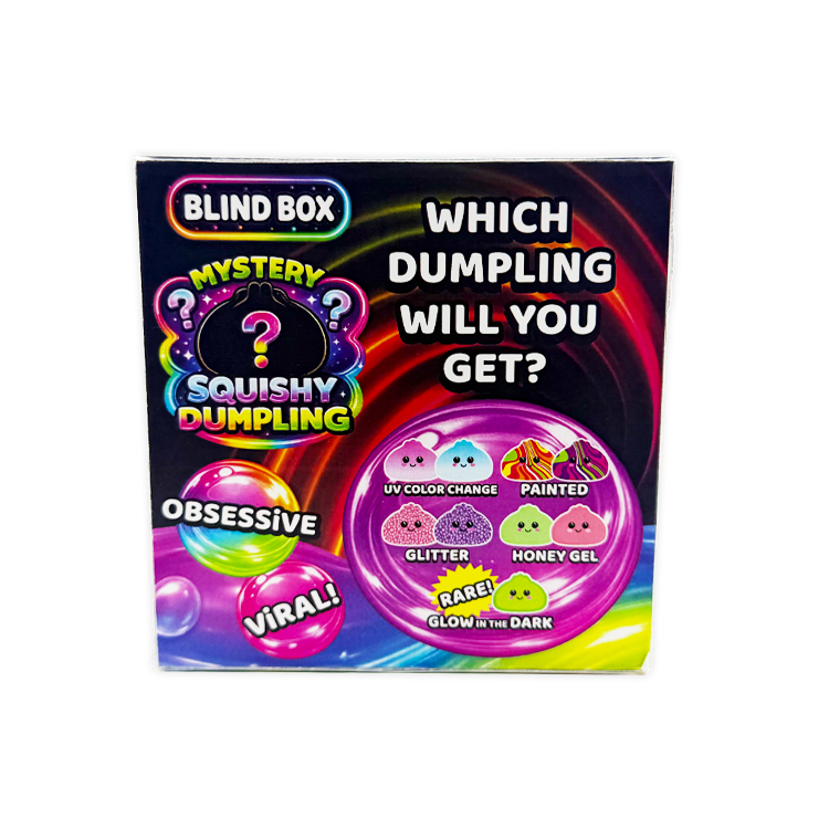 Fun Doh BLIND BOX Mystery Squishy Dumpling VIRAL, 12/Display