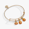 'Let's Get Lit' Pumpkin Charm Bangle