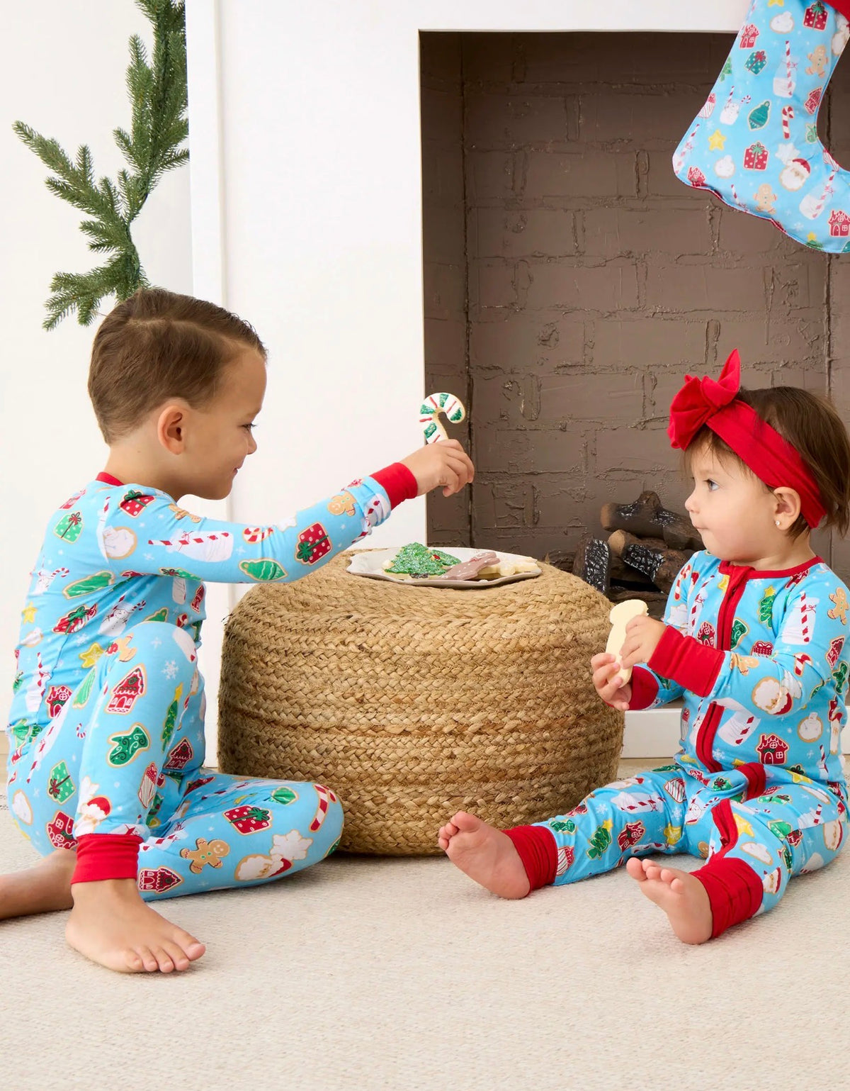 Christmas Cookie Crew Bamboo 2 Piece Set