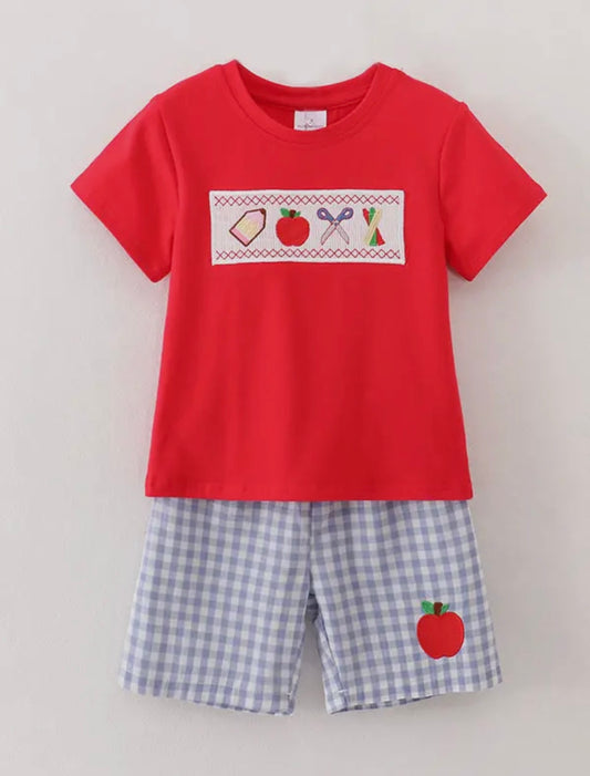 School Supply Short Set