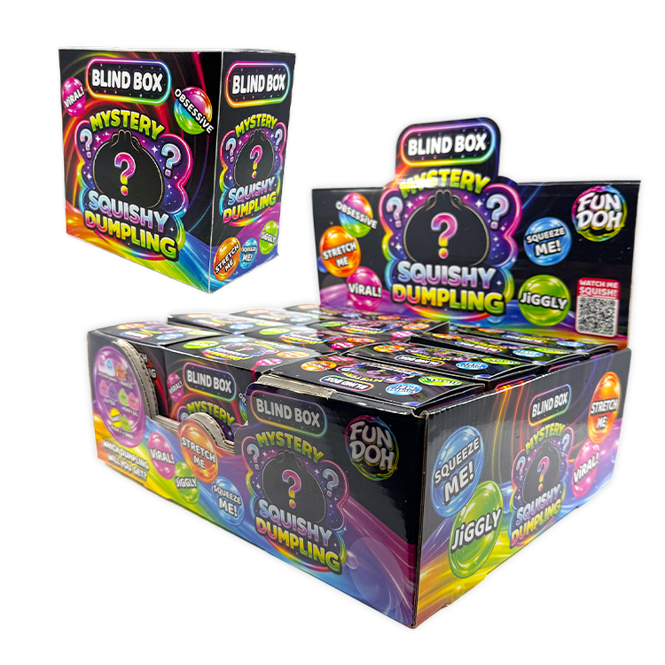 Fun Doh BLIND BOX Mystery Squishy Dumpling VIRAL, 12/Display