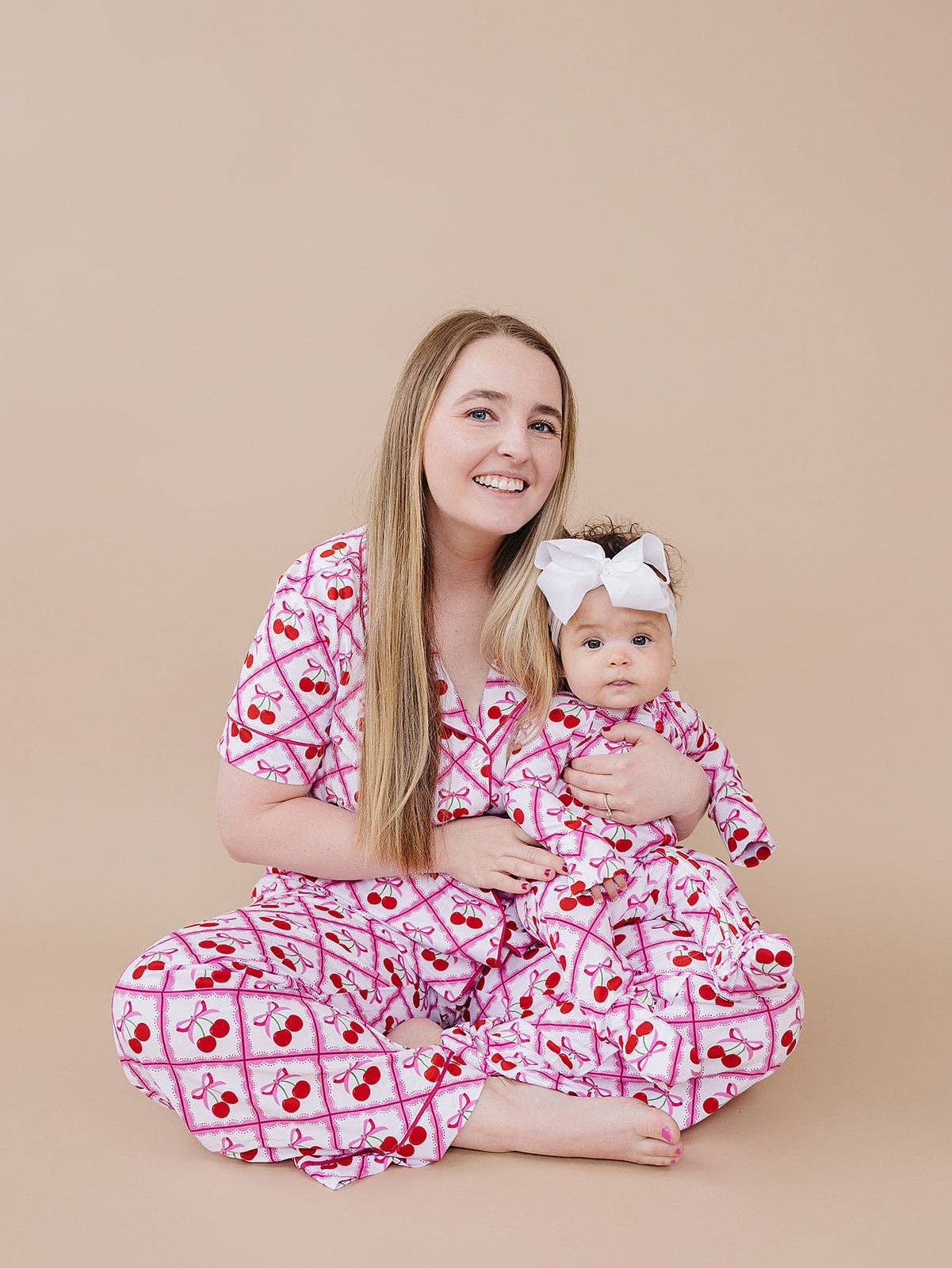 Bamboo Women's Pajamas | Cherry Bow