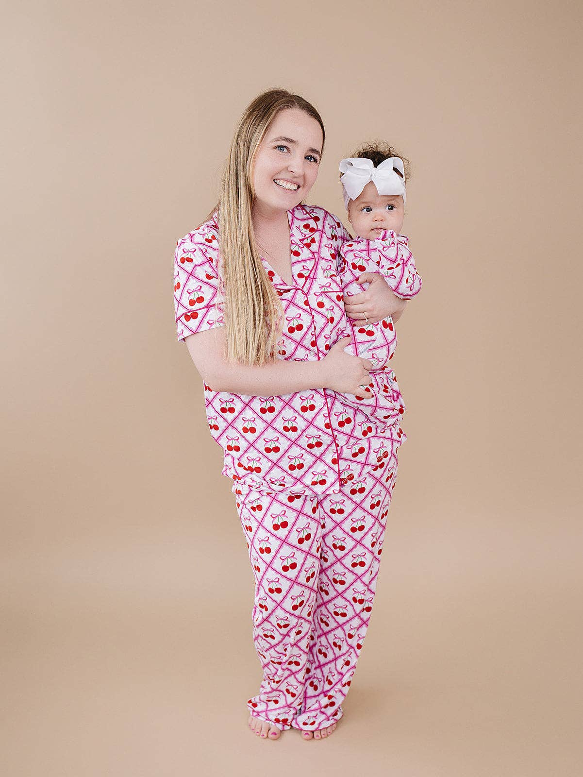 Bamboo Women's Pajamas | Cherry Bow