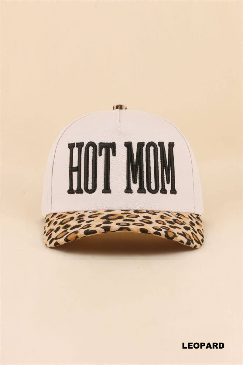 Hot Mom Two Tone Snapback Hat Zenana