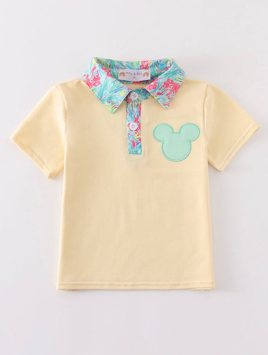 Green Mouse Polo