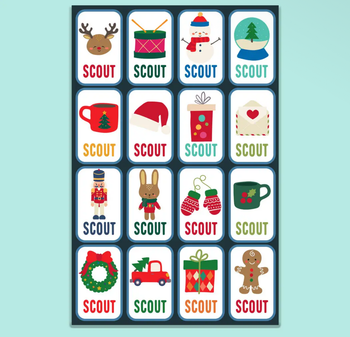 Custom Christmas Name Tags