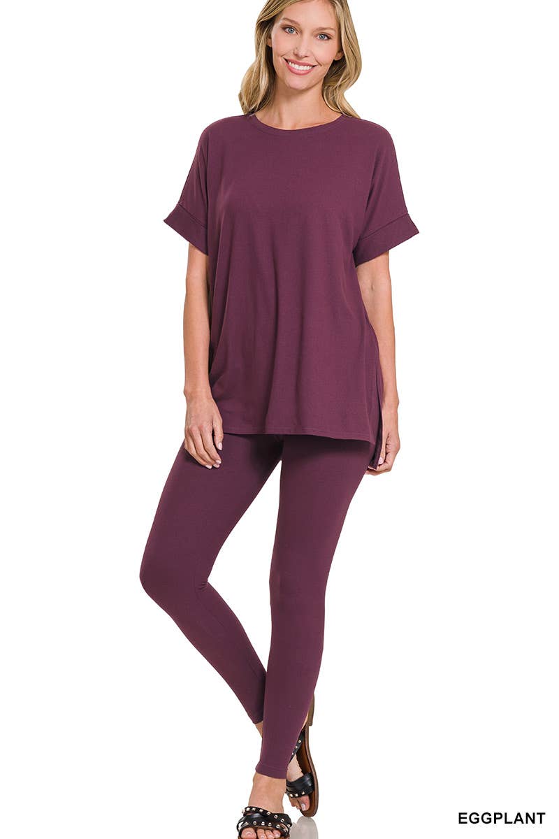 Microfiber Soft Loungewear Set - Zenana