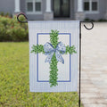 Topiary Cross Garden Flag