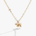 'I Love You More Than I Can Bear' Cub Pendant Necklace