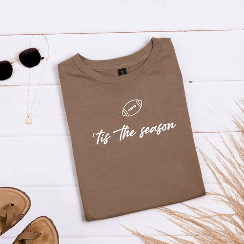 'Tis The Season Small Football Tee