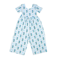 Savannah WIDE LEG ROMPER Bamboo Floral Kids Clothing Outfit