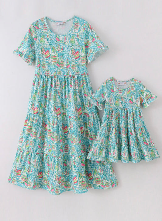 Sailboat MOMMY Dress