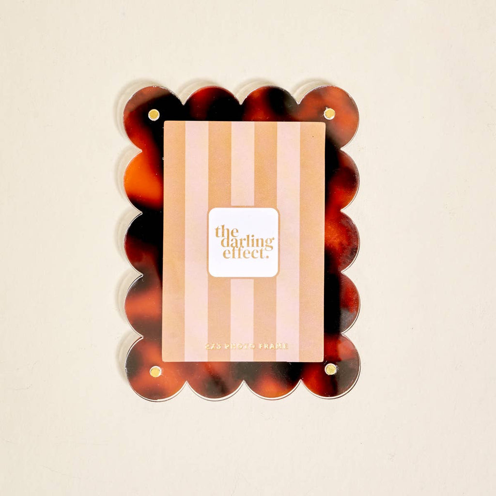 Mini Acrylic Picture Frame Magnet–Tortoise