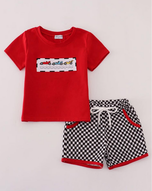 Race car short set
