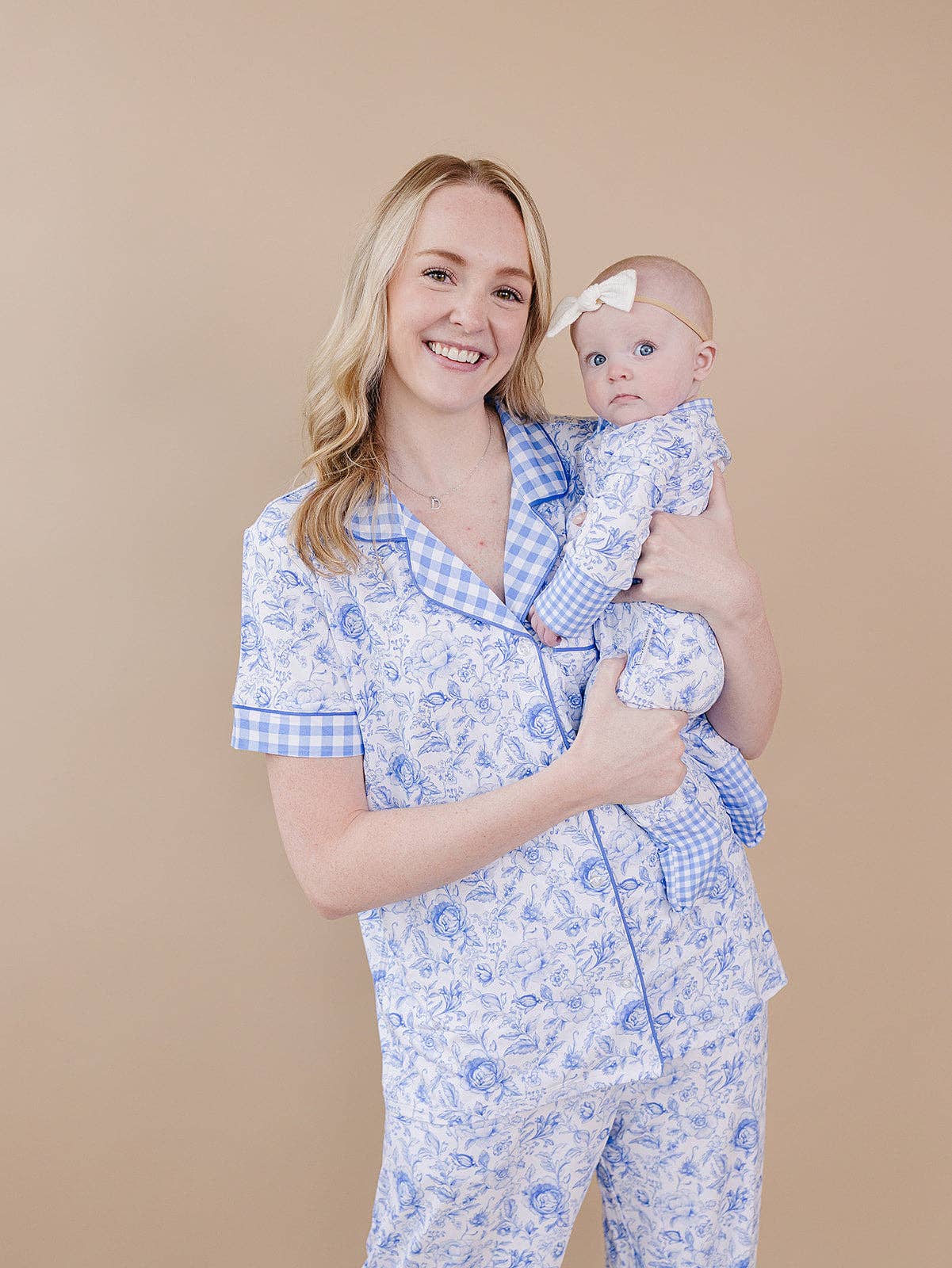 Bamboo Women's Pajamas| Blue Flowers