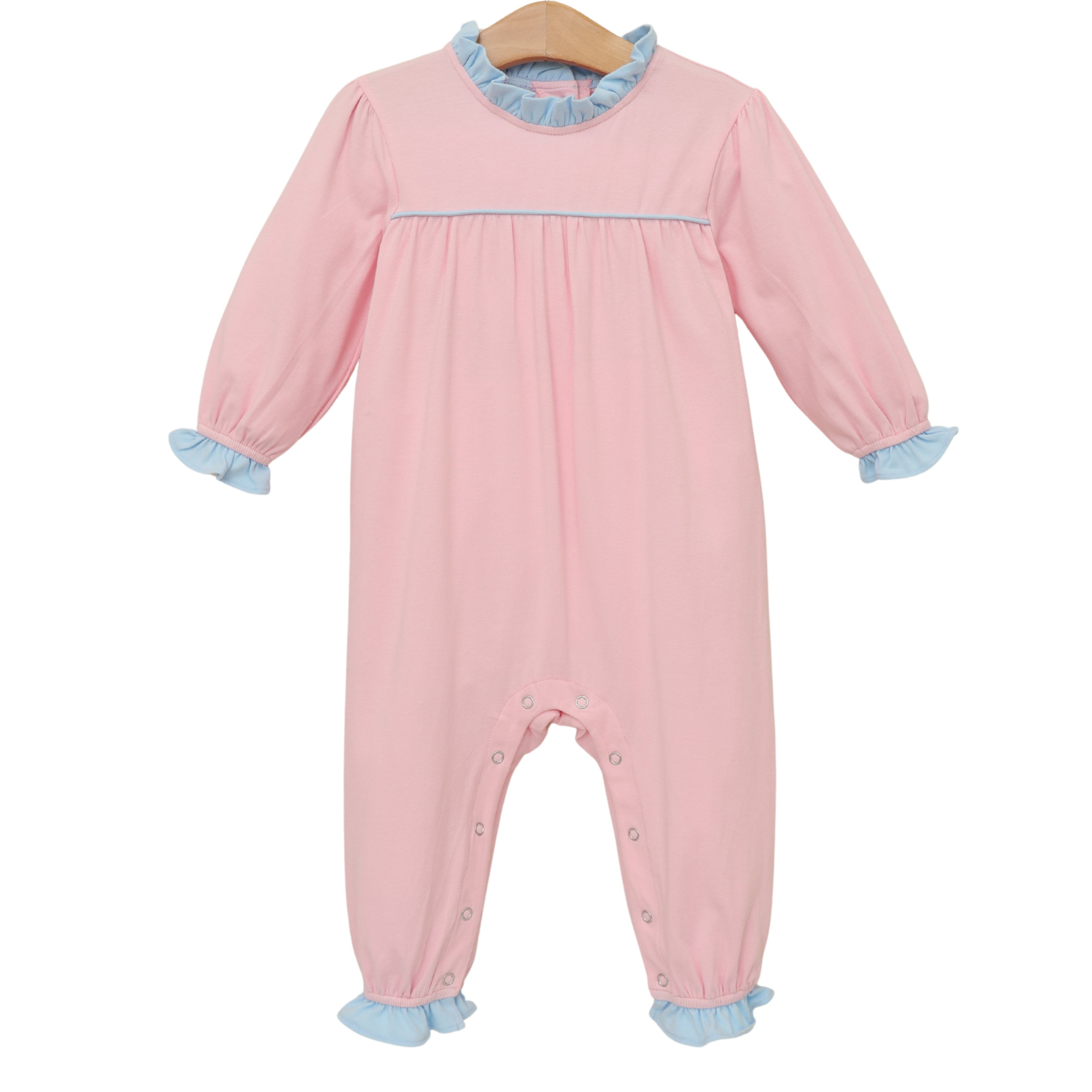 Annie Romper - Light Pink & Blue