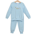 Around The Rink Jogger Set - Light Blue