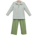 Basin Plaid Evan Pullover Pant Set