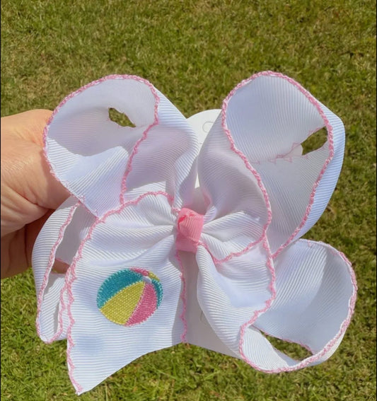 Beach Ball Hair Bow