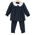 Catherine Bloomer Pants Set - Navy