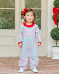 Christmas Candy Stripe Emily Romper